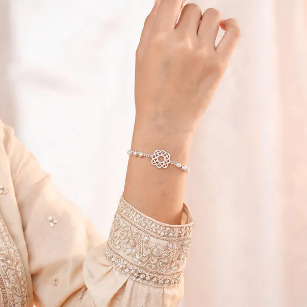 Silver_925_Floral_Bracelet_For_Women