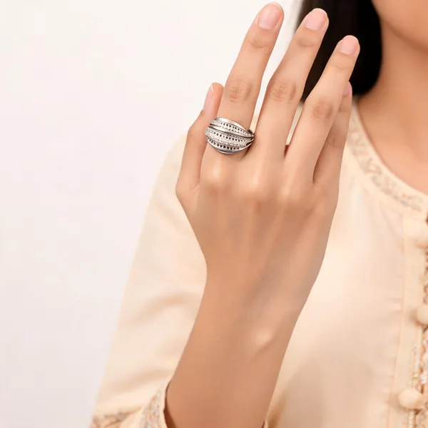 Silver_925_Textured_Statement_Ring_For_Women
