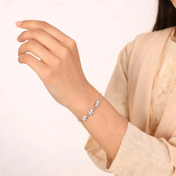 Silver_925_Floral_Bracelet_For_Women