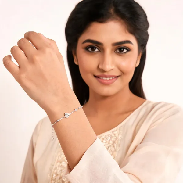 Silver_Tone_925_Bracelet_For_Women