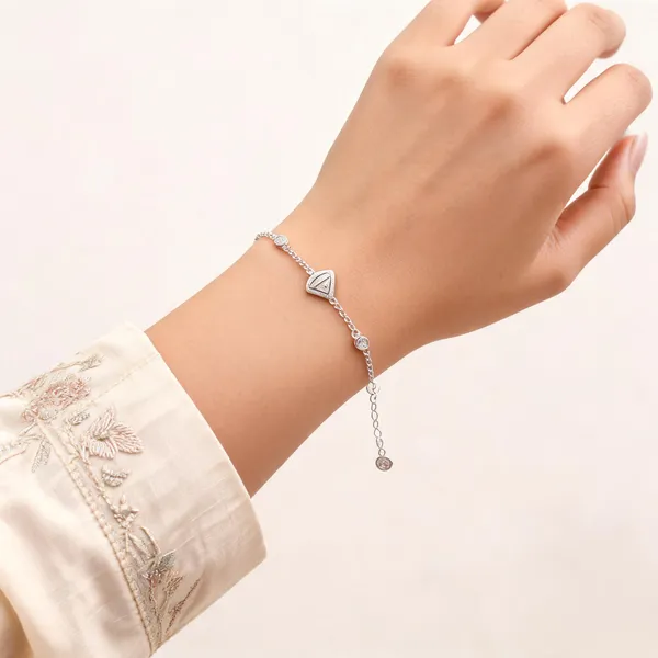 Silver_Tone_925_Bracelet_For_Women
