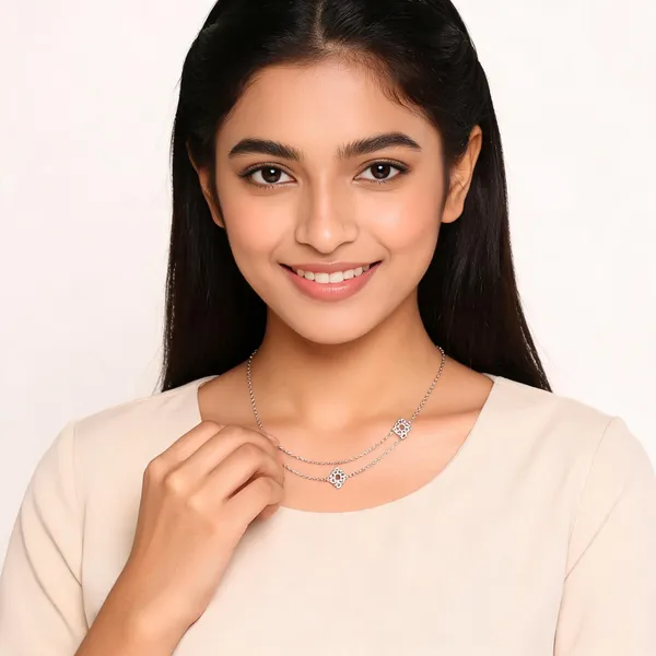 Gold_925_Silver_Layered_Chain_Necklace_For_Women