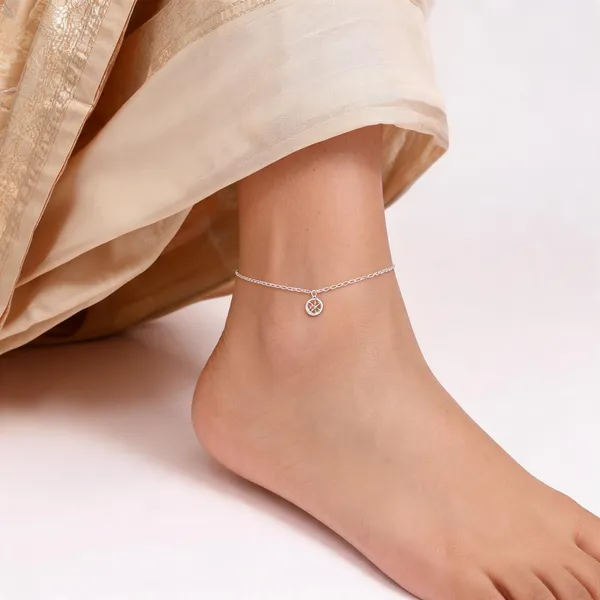 Silver_925_Sterling_Circular_Charm_Anklet_For_Women