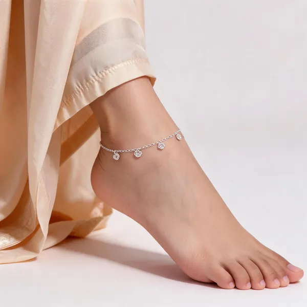 Rose_Gold_925_Sterling_Floral_Cutwork_Diamond_Anklet_For_Women