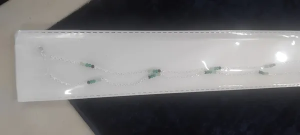 Silver_Green_Enamel_925_Sterling_Anklet_For_Women