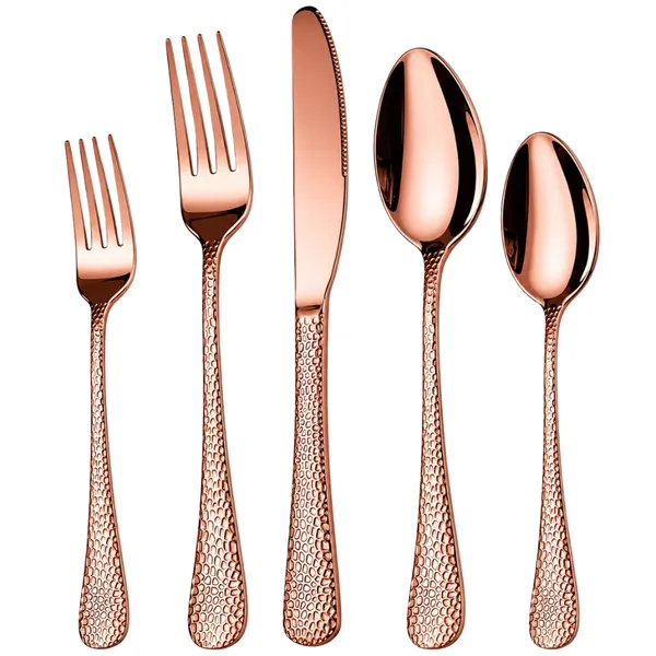 Rose_Gold_Stainless_Steel_Artisan_Hammered_Collection_Cutlery_Set_For_Home_And_Kitchen_Pack_Of_6_30_Pcs