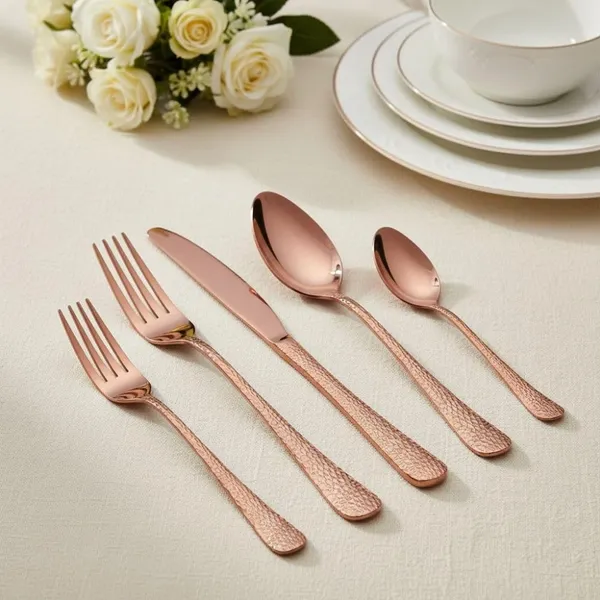Rose_Gold_Stainless_Steel_Artisan_Hammered_Collection_Cutlery_Set_For_Home_And_Kitchen_Pack_Of_6_30_Pcs