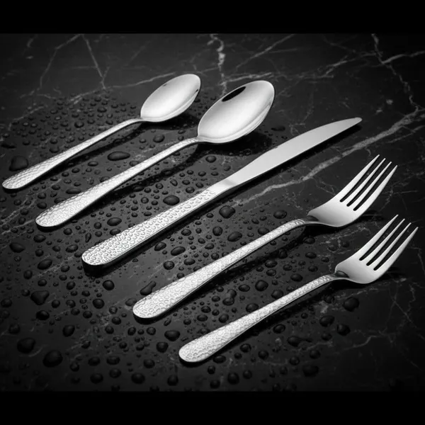 Silver_Stainless_Steel_Artisan_Hammered_Collection_Cutlery_Set_For_Home_And_Kitchen_Pack_Of_6_30_Pcs