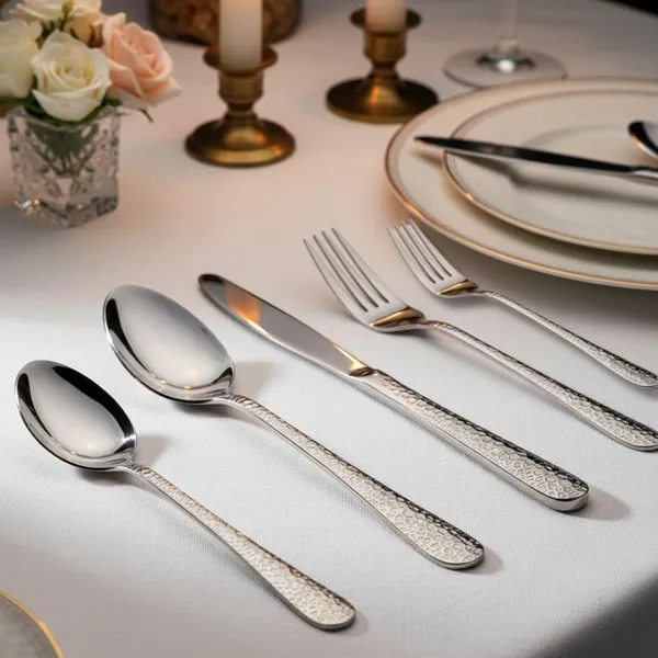 Silver_Stainless_Steel_Artisan_Hammered_Collection_Cutlery_Set_For_Home_And_Kitchen_Pack_Of_6_30_Pcs
