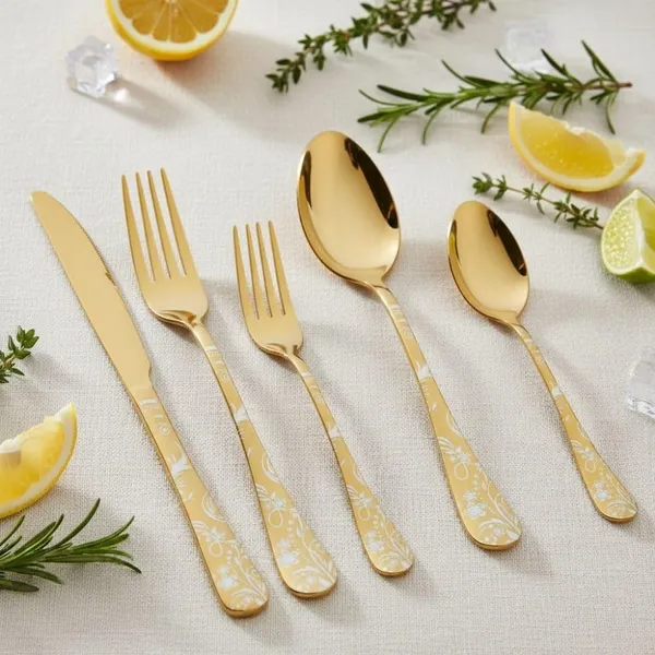 Gold_Stainless_Steel_Bloom_Collection_Cutlery_Set_For_Home_And_Kitchen_Pack_Of_6_30_Pcs