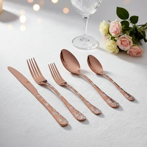 Rose_Gold_Stainless_Steel_Bloom_Collection_Cutlery_Set_For_Home_And_Kitchen_Pack_Of_6_30_Pcs