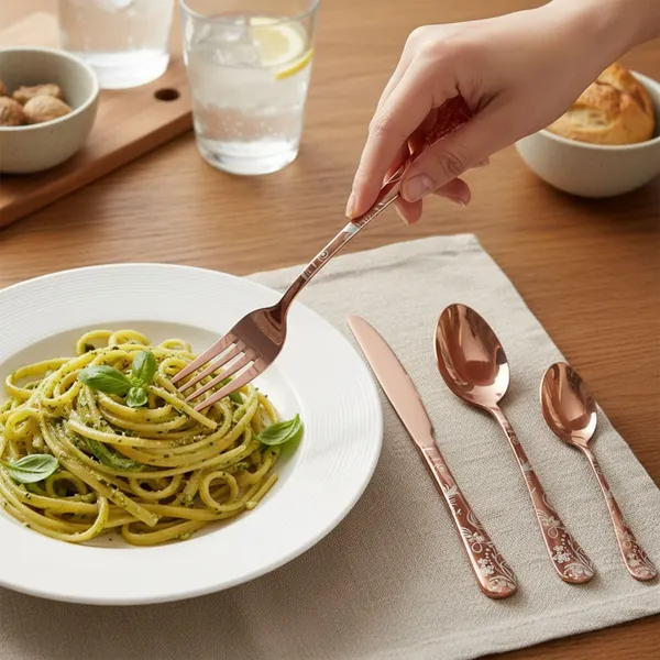 Rose_Gold_Stainless_Steel_Bloom_Collection_Cutlery_Set_For_Home_And_Kitchen_Pack_Of_6_30_Pcs