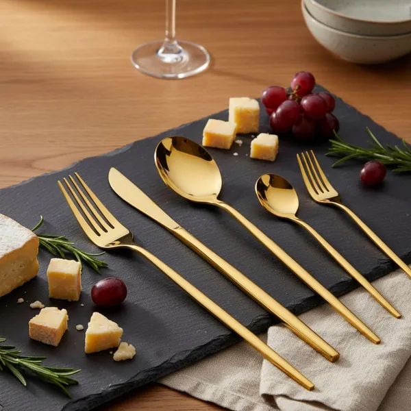 Gold_Stainless_Steel_Slim_Elite_Collection_Cutlery_Set_For_Home_And_Kitchen_Pack_Of_6_30_Pcs