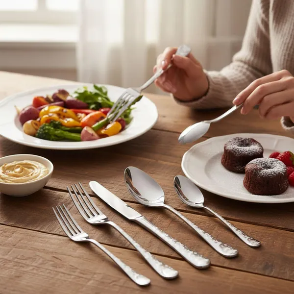 Silver_Stainless_Steel_Celebration_Collection_Cutlery_Set_For_Home_And_Kitchen_Pack_Of_6_30_Pcs