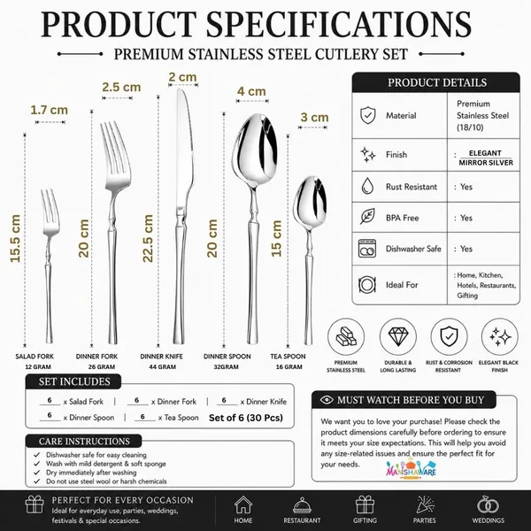 Silver_Stainless_Steel_Elegance_Collection_Cutlery_Set_For_Home_And_Kitchen_Pack_Of_6_30_Pcs