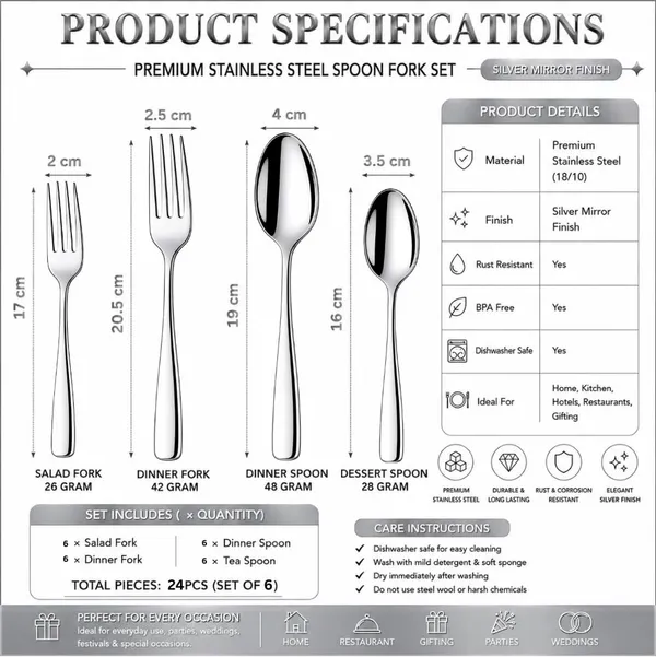 Silver_Stainless_Steel_Basic_Cutlery_Set_Mirror_Luxe_Collection_Cutlery_Set_For_Home_And_Kitchen