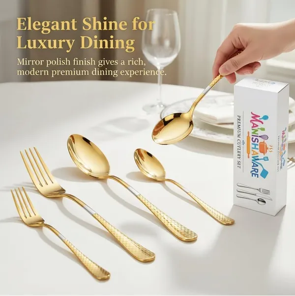 Gold_Stainless_Steel_Basic_Cutlery_Set_Heritage_Check_Collection_Cutlery_Set_For_Home_And_Kitchen