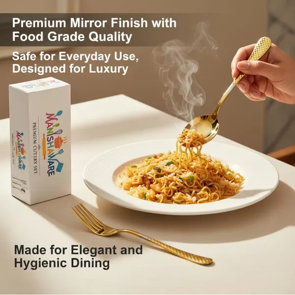 Gold_Stainless_Steel_Basic_Cutlery_Set_Heritage_Check_Collection_Cutlery_Set_For_Home_And_Kitchen