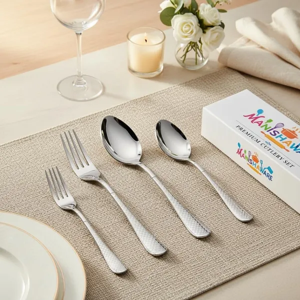 Silver_Stainless_Steel_Basic_Cutlery_Set_Heritage_Check_Collection_Cutlery_Set_For_Home_And_Kitchen