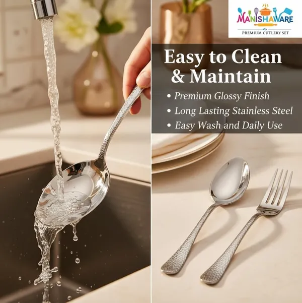 Silver_Stainless_Steel_Basic_Cutlery_Set_Artisan_Hammered_Collection_Cutlery_Set_For_Home_And_Kitchen