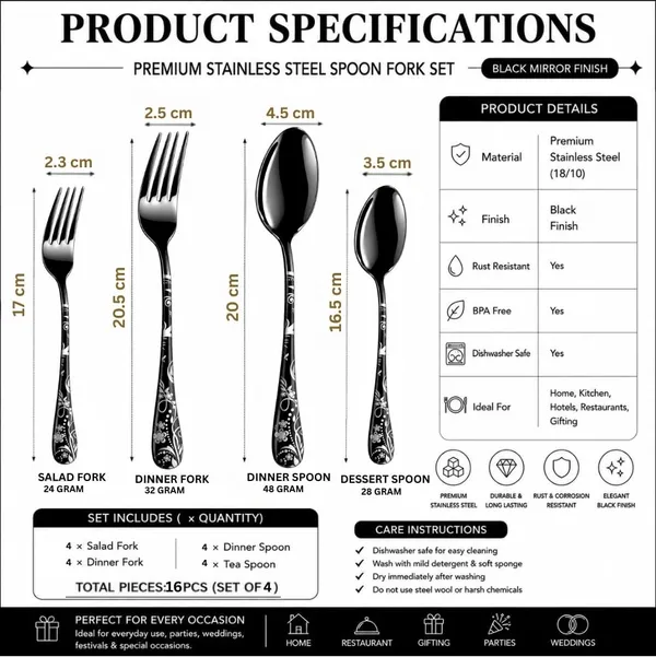 Black_Stainless_Steel_Basic_Cutlery_Set_Bloom_Collection_Cutlery_Set_For_Home_And_Kitchen