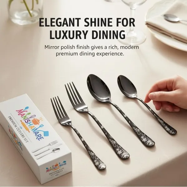 Black_Stainless_Steel_Basic_Cutlery_Set_Bloom_Collection_Cutlery_Set_For_Home_And_Kitchen