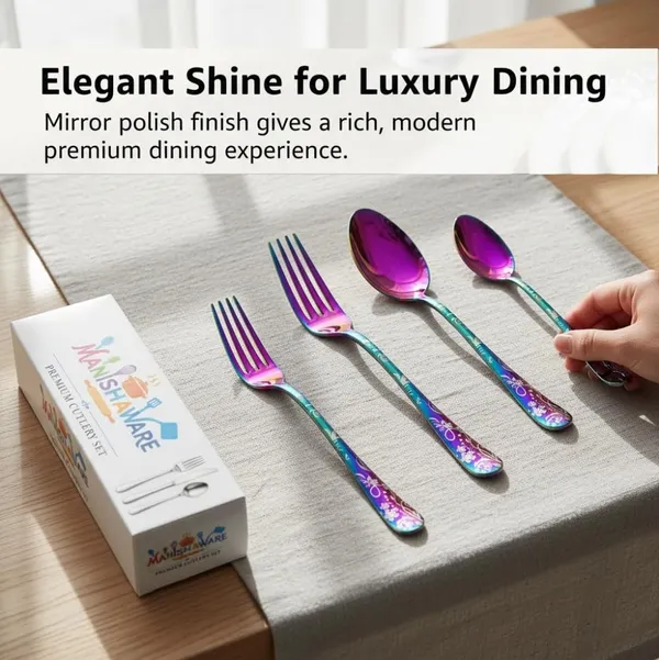 Rainbow_Stainless_Steel_Basic_Cutlery_Set_Bloom_Collection_Cutlery_Set_For_Home_And_Kitchen