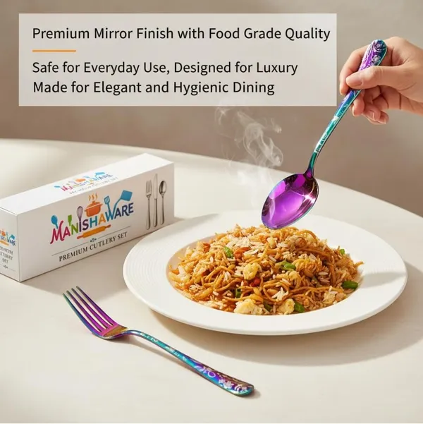 Rainbow_Stainless_Steel_Basic_Cutlery_Set_Bloom_Collection_Cutlery_Set_For_Home_And_Kitchen