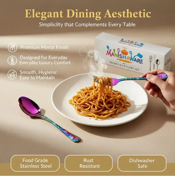 Rainbow_Stainless_Steel_Basic_Cutlery_Set_Bloom_Collection_Cutlery_Set_For_Home_And_Kitchen