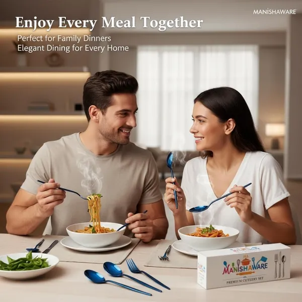 Blue_Stainless_Steel_Basic_Cutlery_Set_Slim_Elite_Collection_Cutlery_Set_For_Home_And_Kitchen
