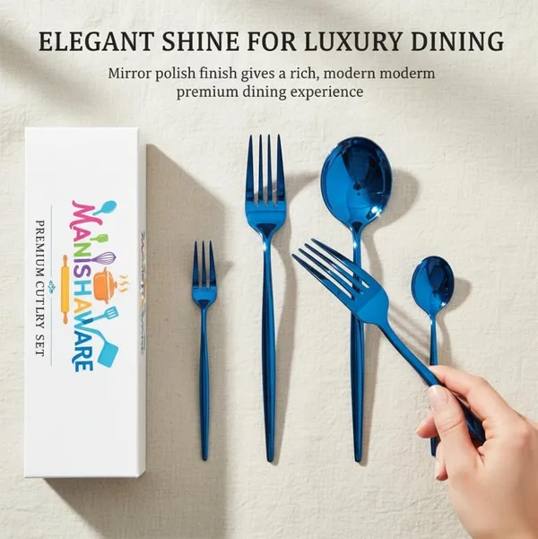 Blue_Stainless_Steel_Basic_Cutlery_Set_Slim_Elite_Collection_Cutlery_Set_For_Home_And_Kitchen