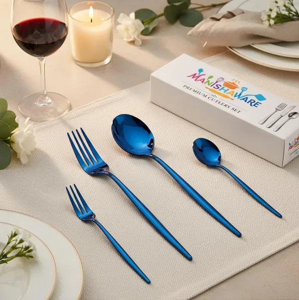 Blue_Stainless_Steel_Basic_Cutlery_Set_Slim_Elite_Collection_Cutlery_Set_For_Home_And_Kitchen