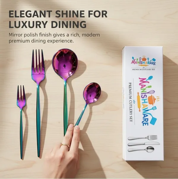 Rainbow_Stainless_Steel_Basic_Cutlery_Set_Slim_Elite_Collection_Cutlery_Set_For_Home_And_Kitchen