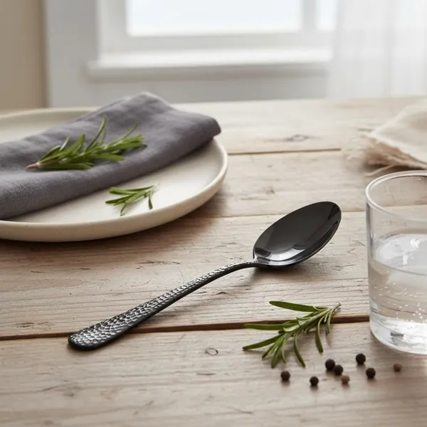 Black_Stainless_Steel_Spoon_Set_Artisan_Hammered_Collection_Spoon_For_Home_And_Kitchen