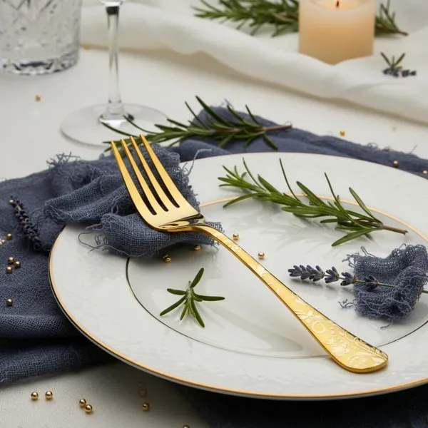 Gold_Stainless_Steel_Fork_Set_Bloom_Collection_Fork_For_Home_And_Kitchen
