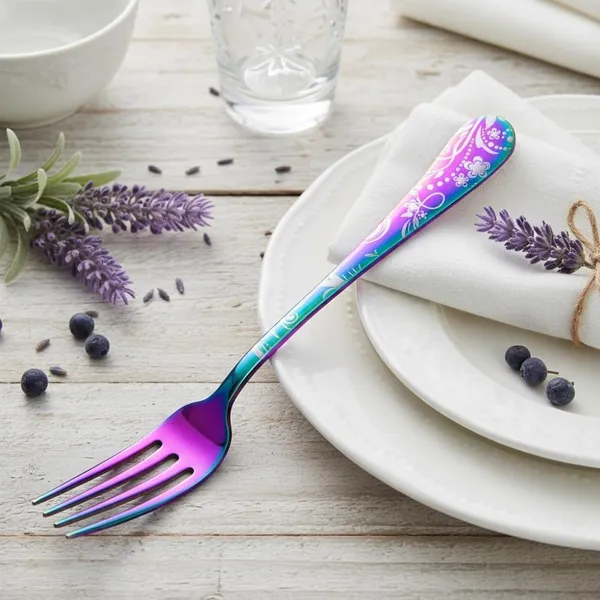 Rainbow_Stainless_Steel_Fork_Set_Bloom_Collection_Fork_For_Home_And_Kitchen