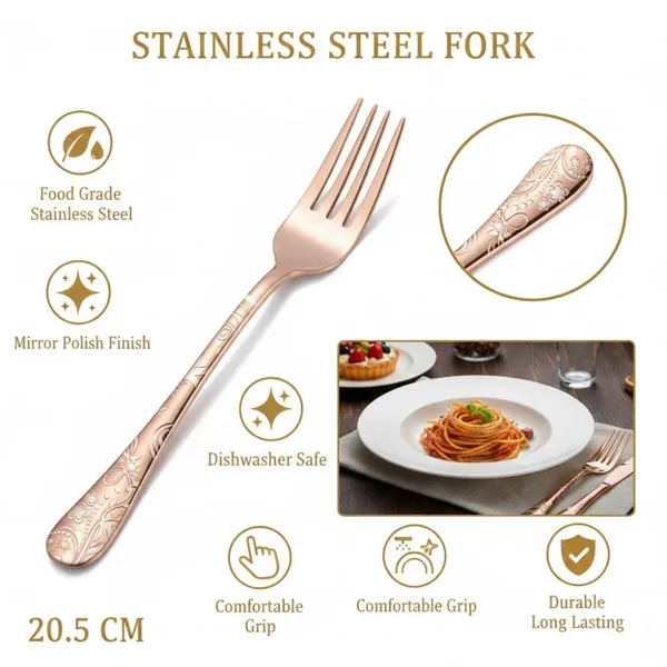 Rose_Gold_Stainless_Steel_Fork_Set_Bloom_Collection_Fork_For_Home_And_Kitchen