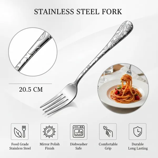 Silver_Stainless_Steel_Fork_Set_Bloom_Collection_Fork_For_Home_And_Kitchen
