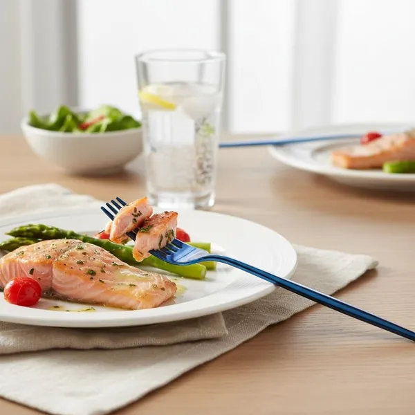 Blue_Stainless_Steel_Fork_Set_Slim_Elite_Collection_Fork_For_Home_And_Kitchen