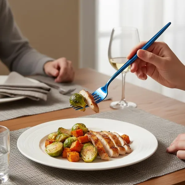 Blue_Stainless_Steel_Fork_Set_Slim_Elite_Collection_Fork_For_Home_And_Kitchen