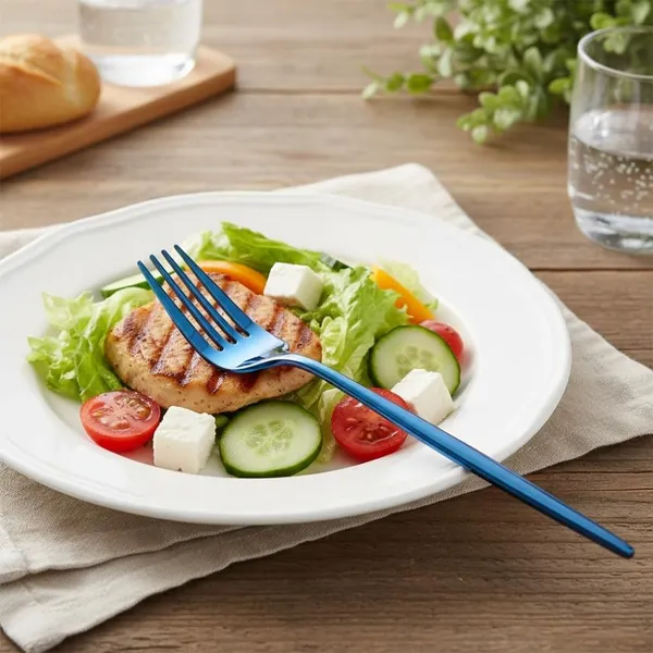Blue_Stainless_Steel_Fork_Set_Slim_Elite_Collection_Fork_For_Home_And_Kitchen