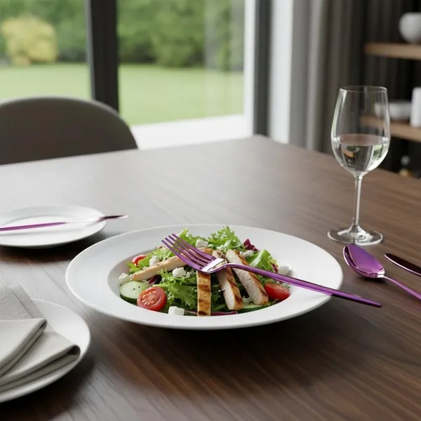Pink_Stainless_Steel_Fork_Set_Slim_Elite_Collection_Fork_For_Home_And_Kitchen