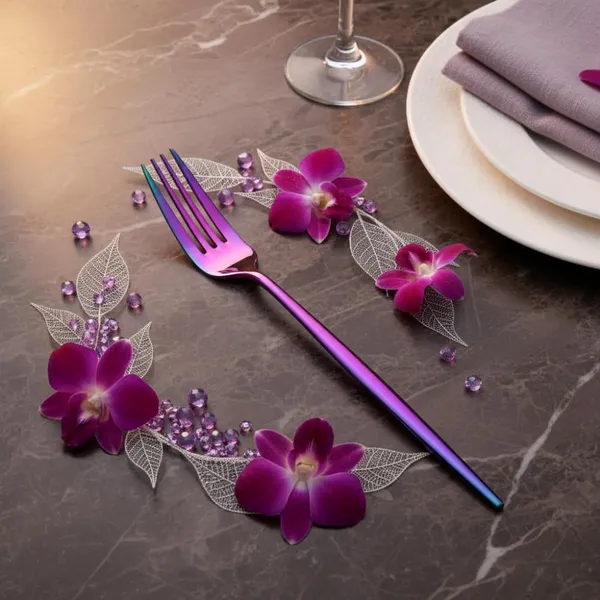 Pink_Stainless_Steel_Fork_Set_Slim_Elite_Collection_Fork_For_Home_And_Kitchen