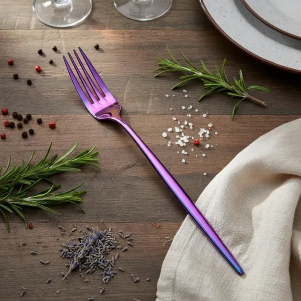 Pink_Stainless_Steel_Fork_Set_Slim_Elite_Collection_Fork_For_Home_And_Kitchen