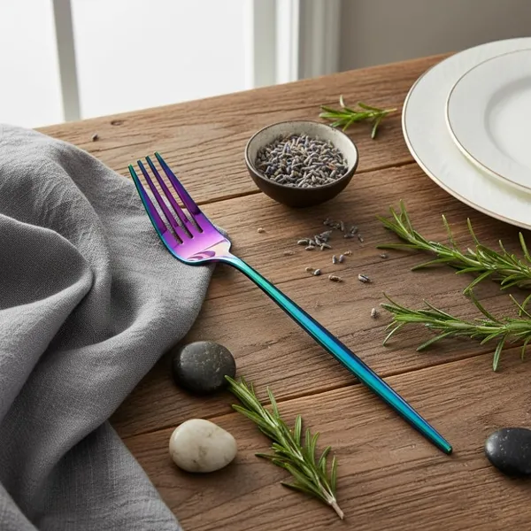 Rainbow_And_Blue_Stainless_Steel_Fork_Set_Slim_Elite_Collection_Fork_For_Home_And_Kitchen