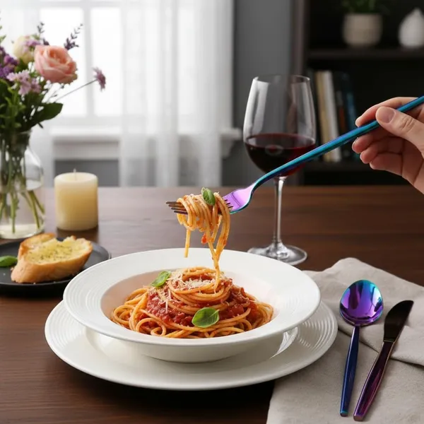 Rainbow_And_Blue_Stainless_Steel_Fork_Set_Slim_Elite_Collection_Fork_For_Home_And_Kitchen