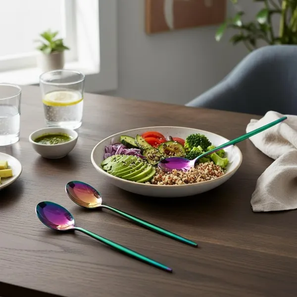 Rainbow_And_Green_Stainless_Steel_Spoon_Set_Slim_Elite_Collection_Spoon_For_Home_And_Kitchen