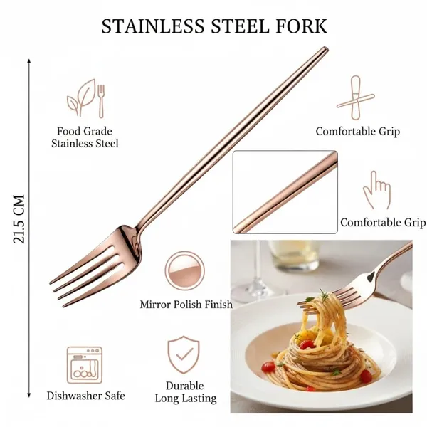 Rose_Gold_Stainless_Steel_Fork_Set_Slim_Elite_Collection_Fork_For_Home_And_Kitchen