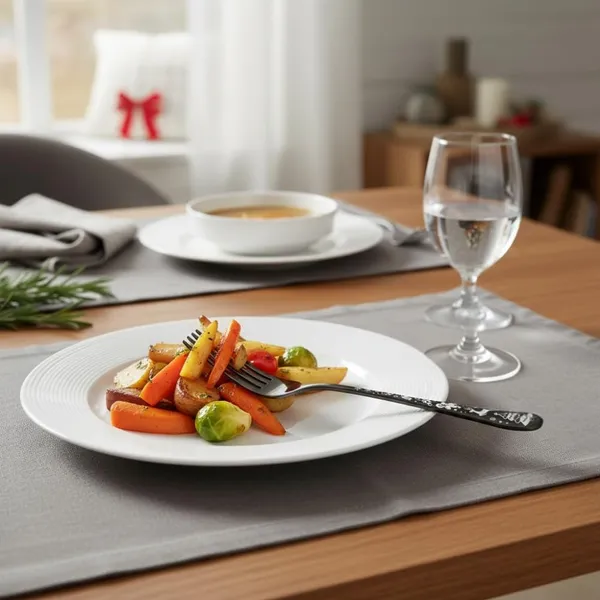 Black_Stainless_Steel_Fork_Set_Celebration_Collection_Fork_For_Home_And_Kitchen