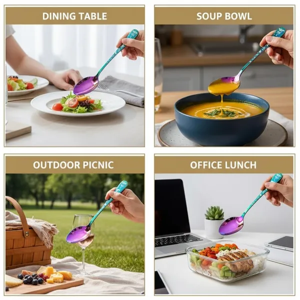 Rainbow_Stainless_Steel_Spoon_Set_Celebration_Collection_Spoon_For_Home_And_Kitchen